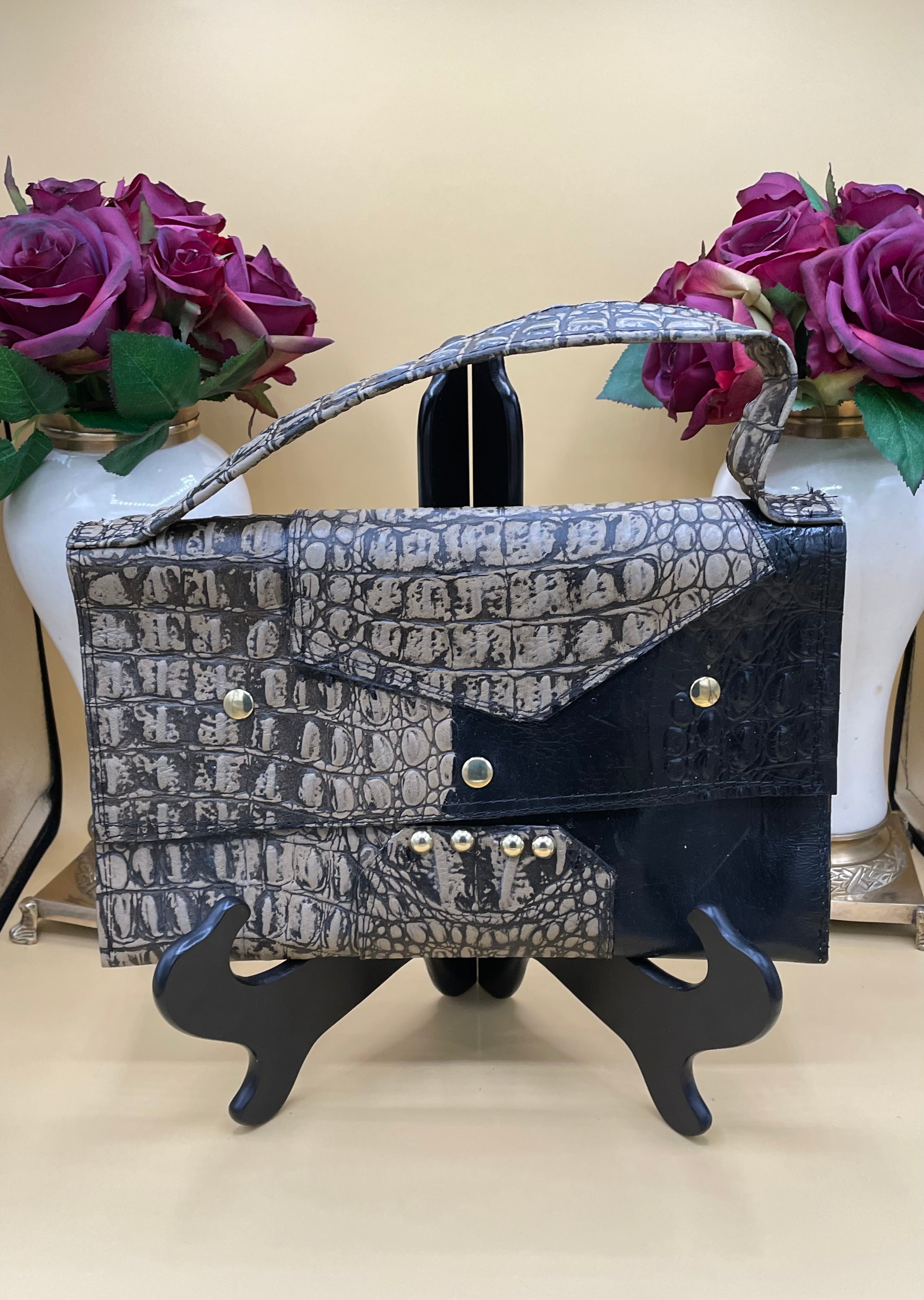 Artist Clutch with overlay